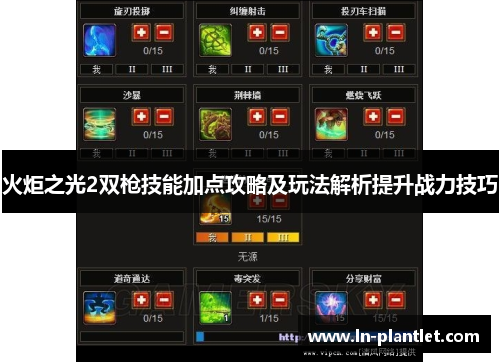 火炬之光2双枪技能加点攻略及玩法解析提升战力技巧 火炬之光2双枪技能加点攻略及玩法解析提升战力技巧